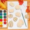 DIY 3D Fall Pumpkin Wood Craft Kit – 24 PCS Unfinished Wooden Pumpkins for Painting – Autumn Craft Set for Kids & Adults – Thanksgiving & Halloween Decor Ornaments